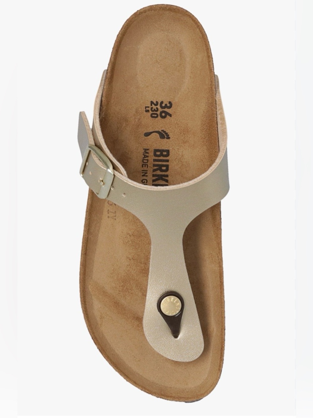 Birkenstock Papillio Gizeh eucalyptus Flex Vegan Leather Platform Sandals 36 - Picture 8 of 8